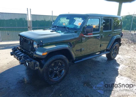 2022 Jeep Wrangler Unlimited Sahara Altitude 4X4 from USA, damaged, VIN 1C4HJXEG0NW157496